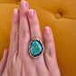 MTO Royston Turquoise Twist Ring