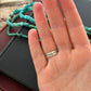 Desert Bloom Variscite + Royston Turquoise Ring in size 7.25 Adjustable