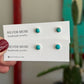 Turquoise Sterling Silver Stud Earrings