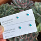 Turquoise Sterling Silver Stud Earrings