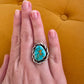 Made to Finish Twisted Thunderbird Turquoise Ring