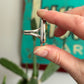Deep Green Royston Turquoise Ring in size 7.5