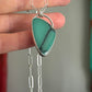 Desert Bloom Variscite Scalene Pendant