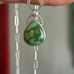 Emerald Valley Turquoise Teardrop Pendant