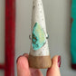 Fox Turquoise Ring size 10 STAMPED BAND