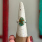 Patagonia Turquoise Ring size 7.25 STAMPED BAND