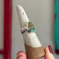 Patagonia Turquoise Ring size 7.25 STAMPED BAND