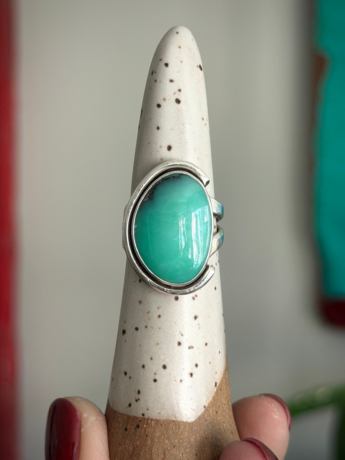 Desert Bloom Variscite Ring size 7