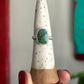 Patagonia Turquoise Ring fleur band size 7.75
