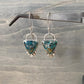 Morenci 2 Turquoise Trillion Earrings