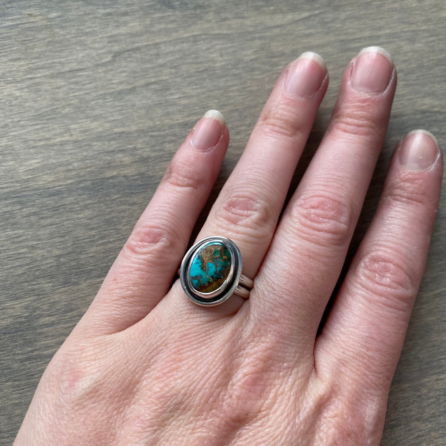 Royston Turquoise Ring in size 7