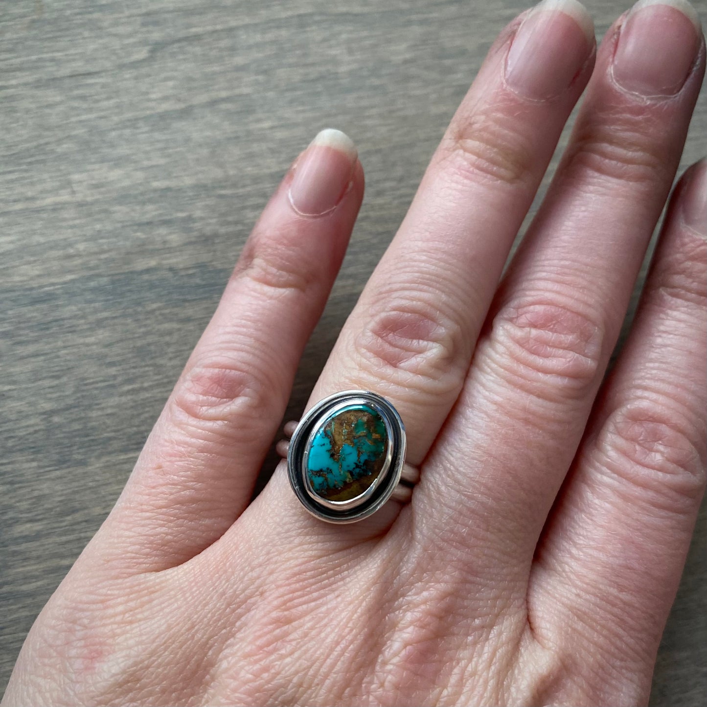 Royston Turquoise Ring in size 7