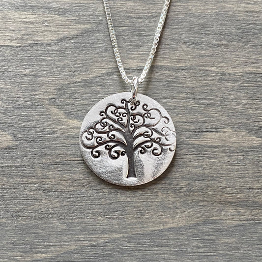 Curly Tree Necklace