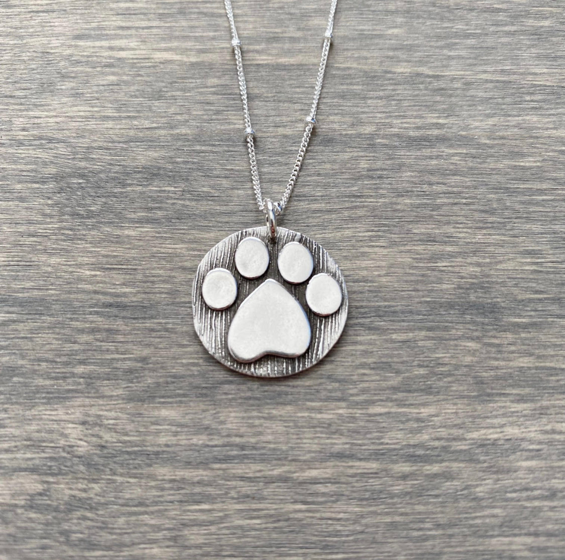 Paw Print Necklace