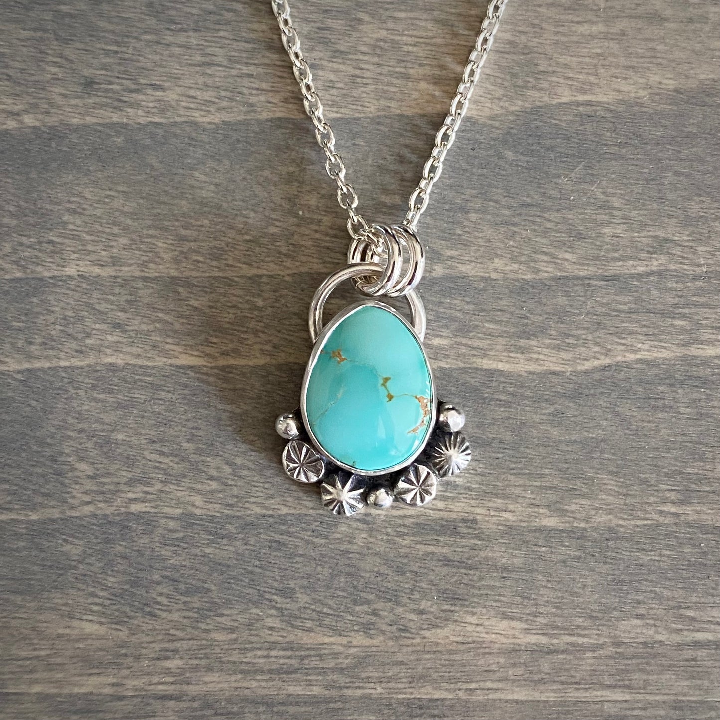 Royston Turquoise Starry Pendant Small